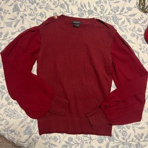 Karen Millen crimson red sweater